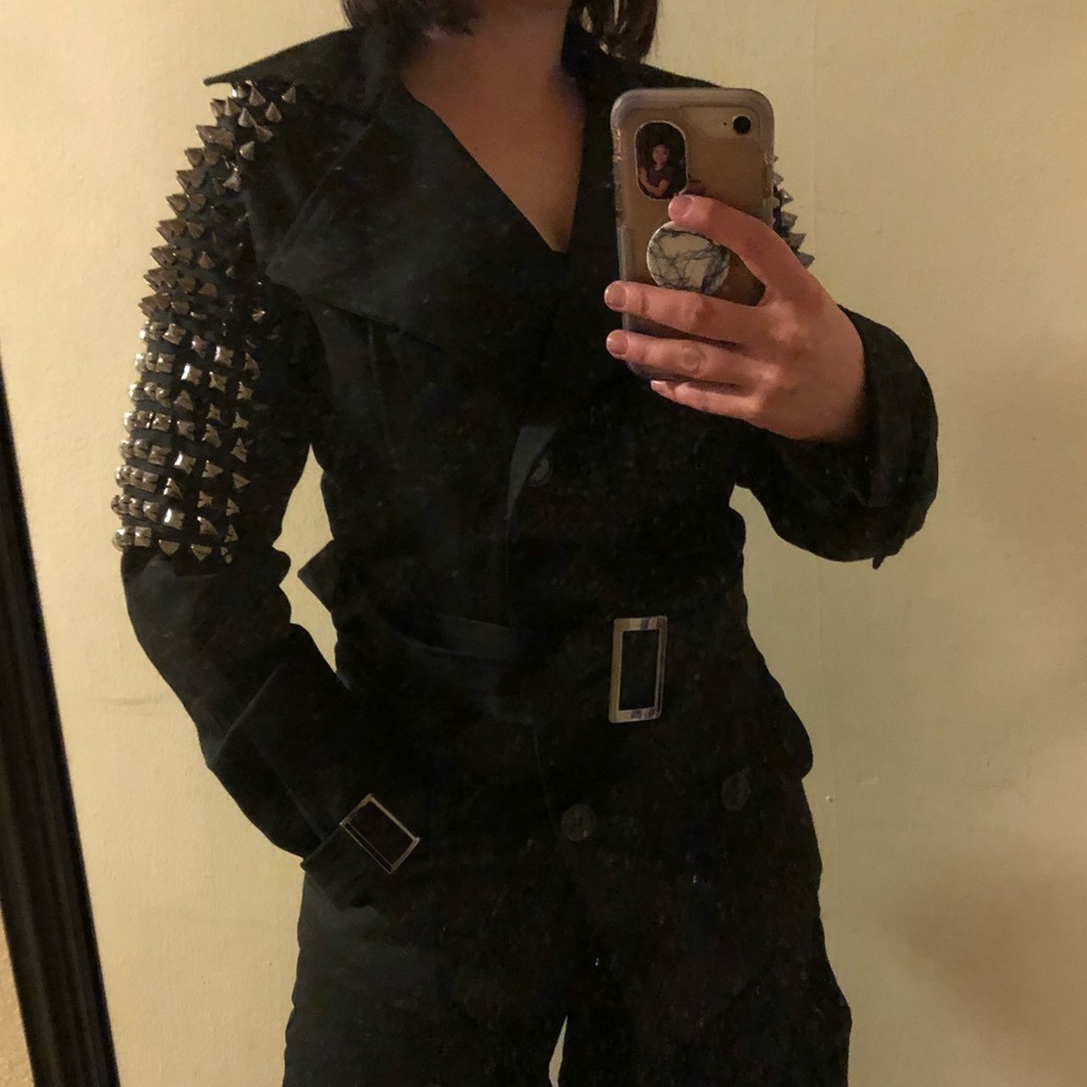 Spiked coat.
